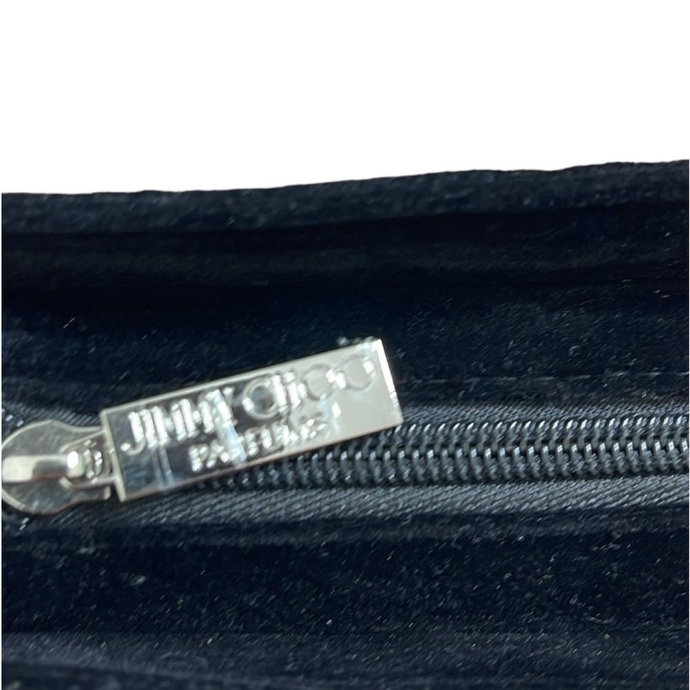 JIMMY CHOO PARFUMS VELVET SHOULDER BAG BLACK - Picture 8 of 9
